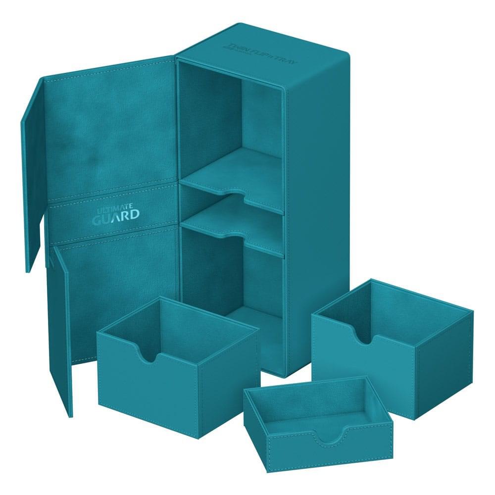Ultimate Guard Twin Flip'n'Tray 266+ Petrol Monocolor