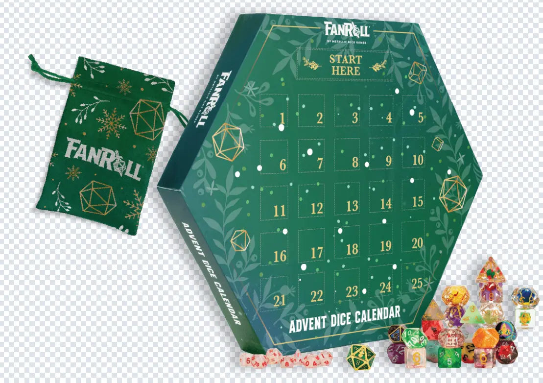 Fanroll Holiday Dice Advent Calendar 2025