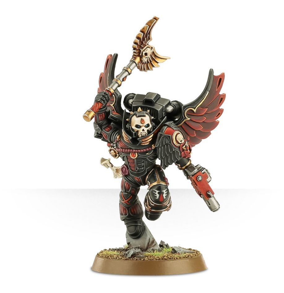 Blood Angels: chaplain with jump pack