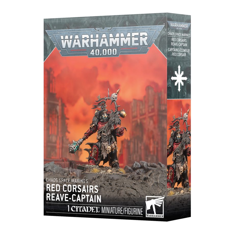 Chaos Space Marines: Red Corsairs Reave-Captain