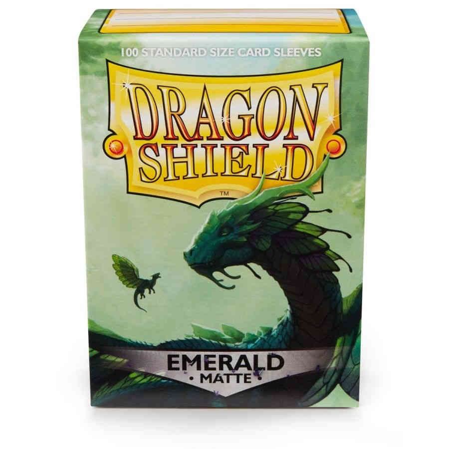 Dragon Shield Matte Sleeves - Emerald (100-Pack) - Dragon Shield Card Sleeves