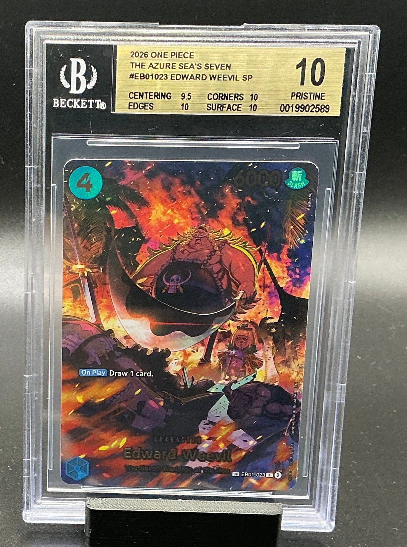 Edward Weevil - EB01-023 (SP) - The Azure Sea's Seven (OP14) BGS 10