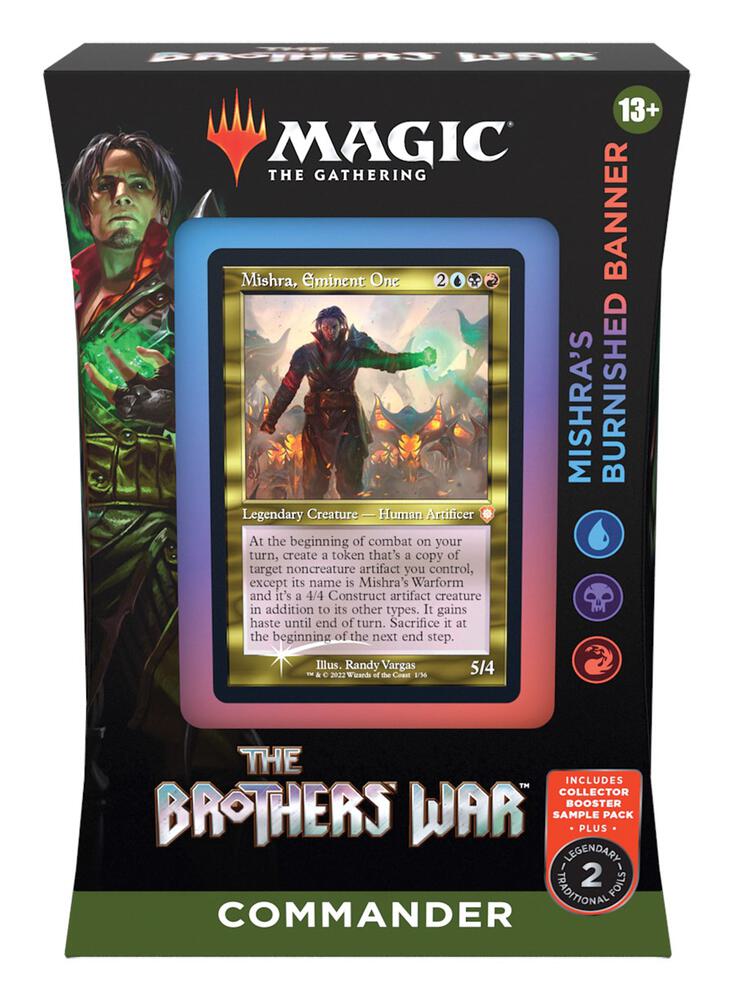 The Brothers' War Commander Deck - Mishra's Burnished Banner - Commander: The Brothers' War (BRC)