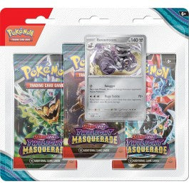 Pokemon Scarlet & Violet 6 Twilight Masquerade 3-Pack Blister