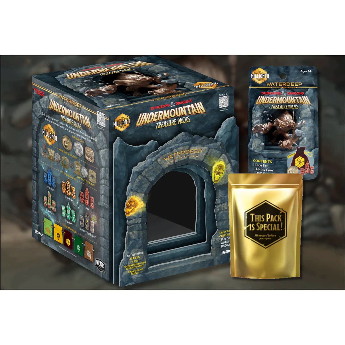 DUNGEONS AND DRAGONS: UNDERMOUNTAIN TREASURE, 1 pack