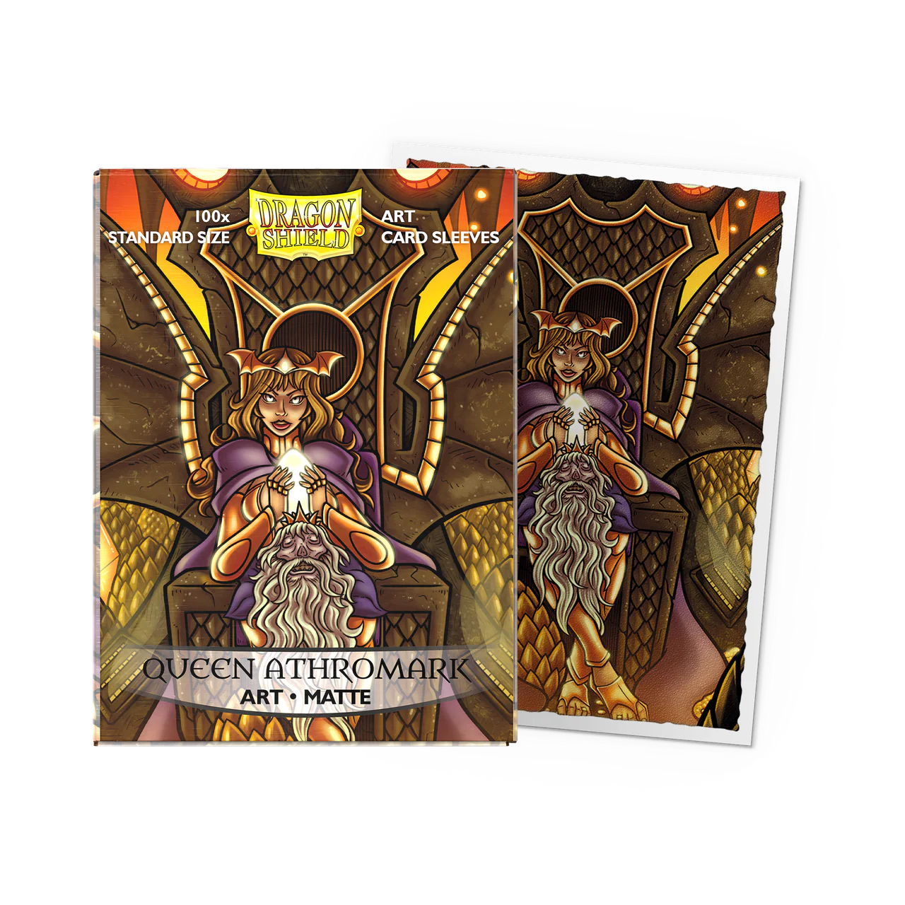 Dragon Shield Sleeves: Standard Matte Art - Queen Athromark, Portrait 100CT