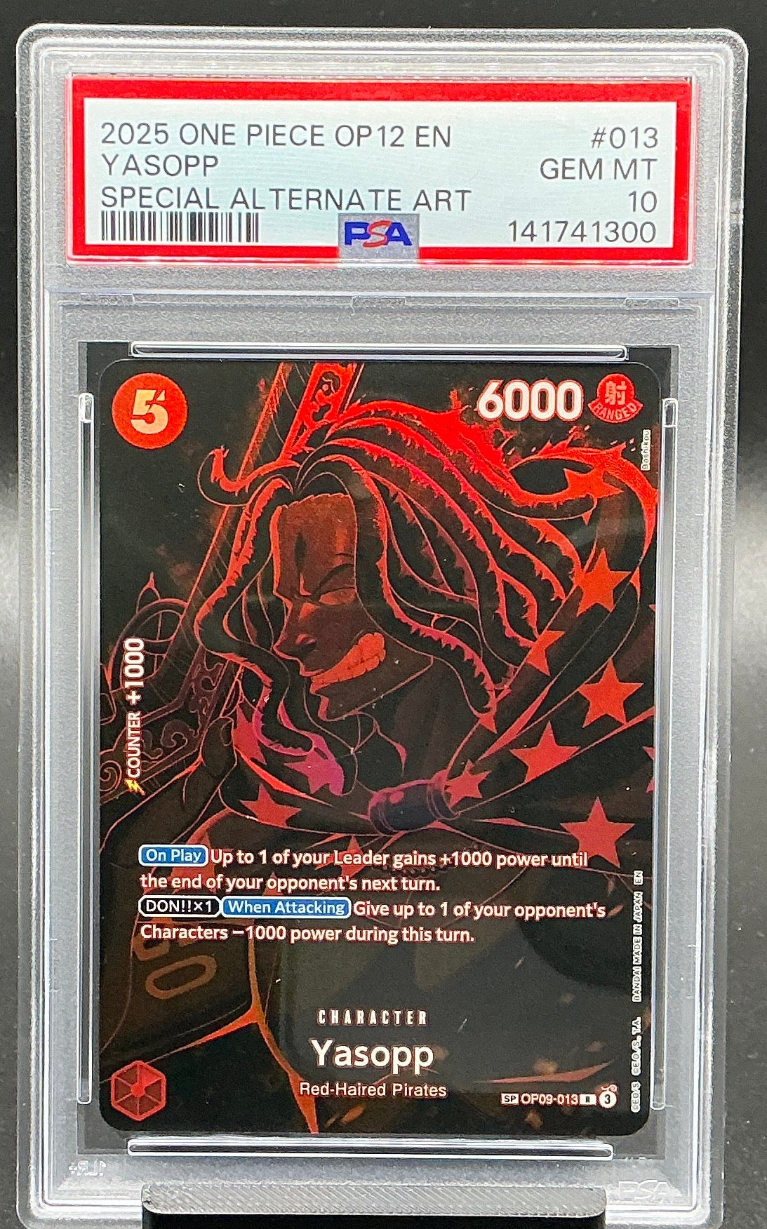 Yasopp (SP) - Legacy of the Master (OP12)   PSA 10
