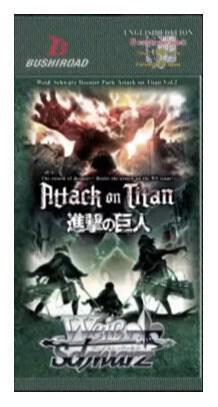 Weiss & Schwarz - Attack on Titan Vol. 2 Booster Pack - Attack on Titan Vol. 2 (AOT/S50)