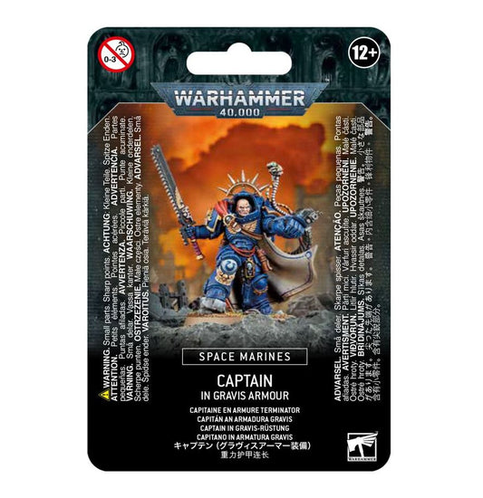 Space Marines: Space marine Captain In Gravis Armor