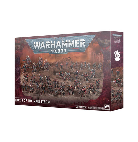 Chaos Space Marines: Red Corsairs Lords of the Maelstrom Battleforce box