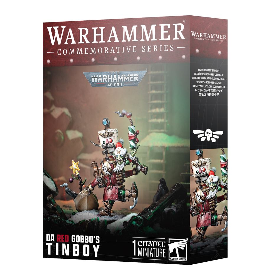 Warhammer commemorative Red gobbos tin boy