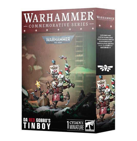 Warhammer commemorative Red gobbos tin boy