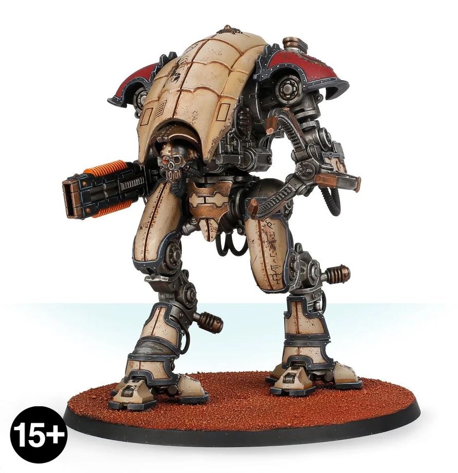 Imperial Knight: Moirax with Volkite Veuglaire and Gyges Siege Claw