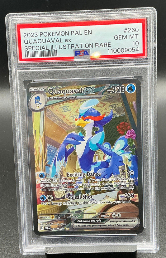 Quaquaval ex - 260/193 - SV02: Paldea Evolved (PAL)   PSA 10