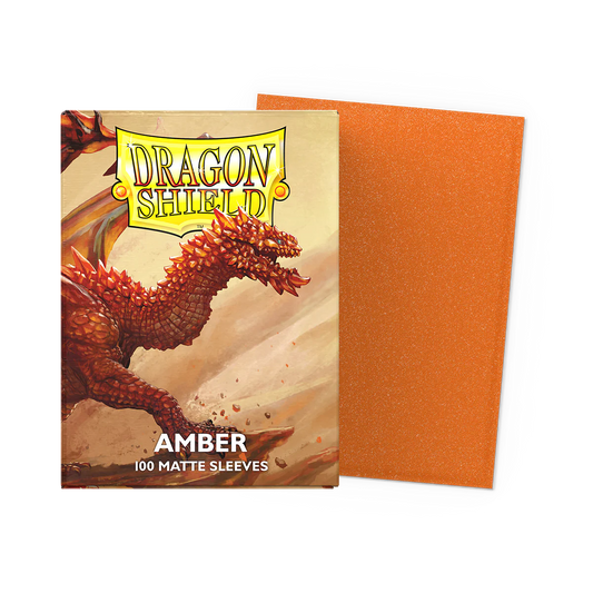 Dragon Shield Player's Choice Matte Sleeves - Amber (100-Pack) - Dragon Shield Card Sleeves