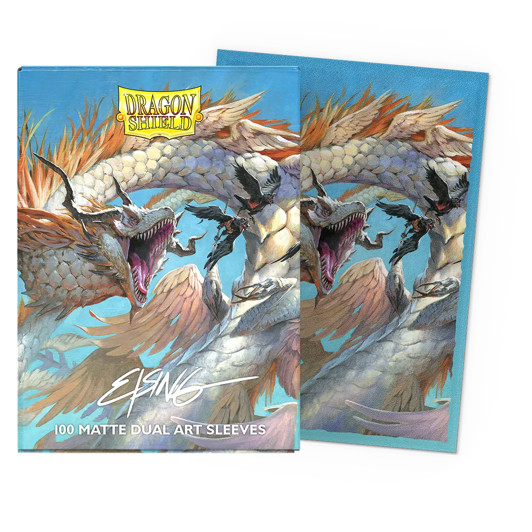 Dragon Shield Sleeves: Standard DUAL- Matte-'The Ejsingandr' Art, Limited Edition (100 ct.)