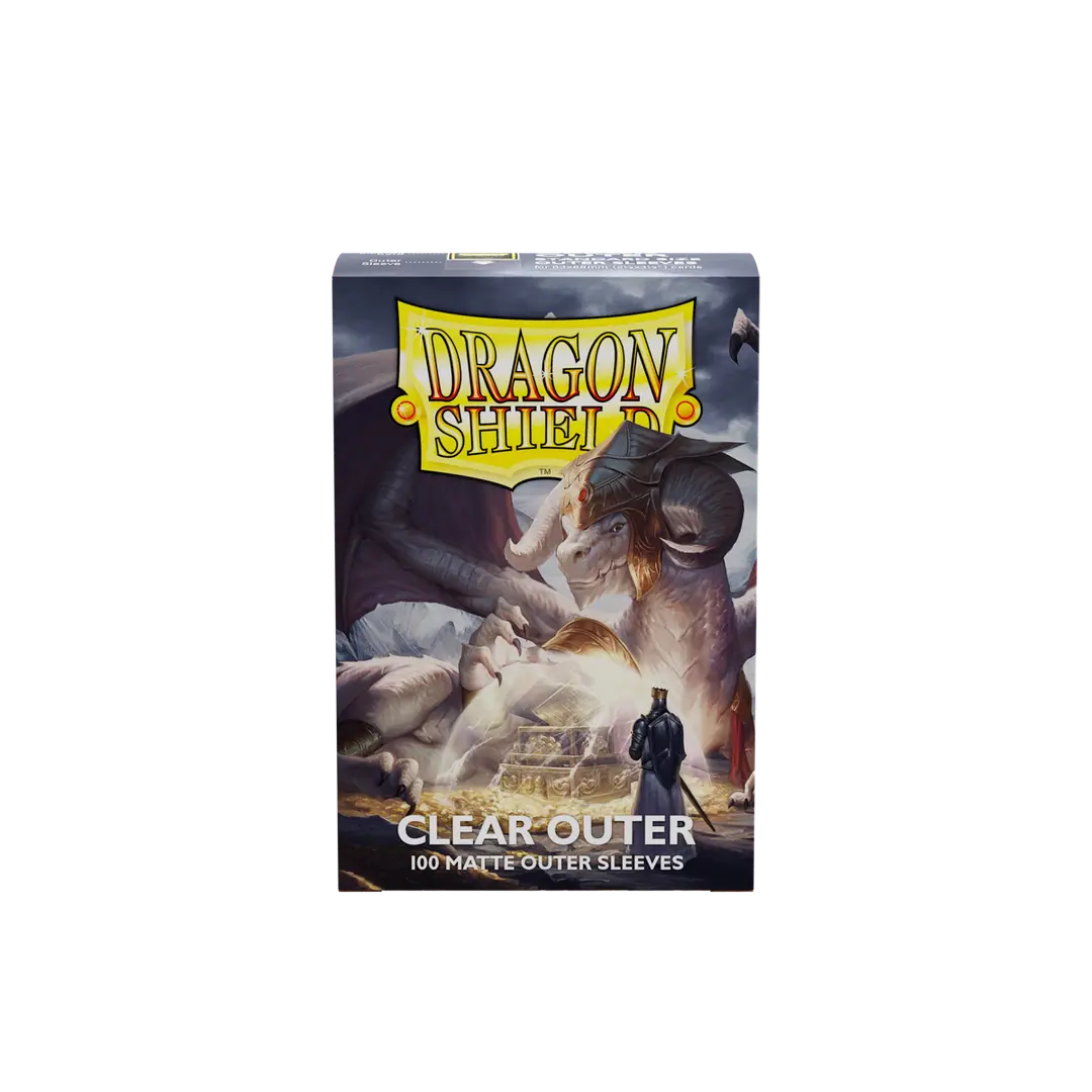 Dragon Shield Sleeves: Outer Sleeves Standard Matte - Clear 100CT