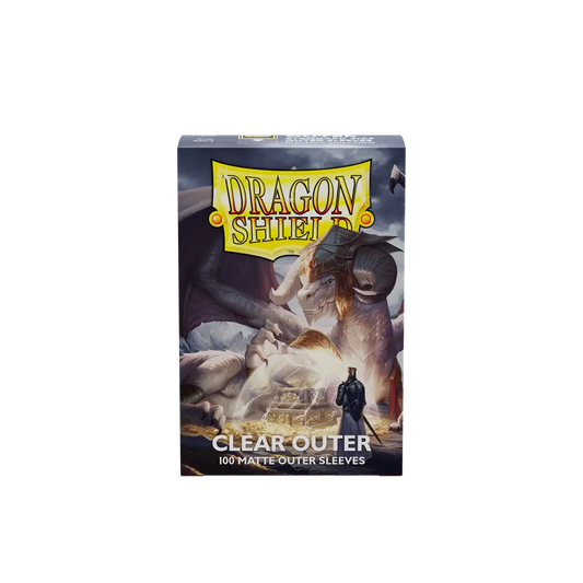 Dragon Shield Sleeves: Outer Sleeves Standard Matte - Clear 100CT