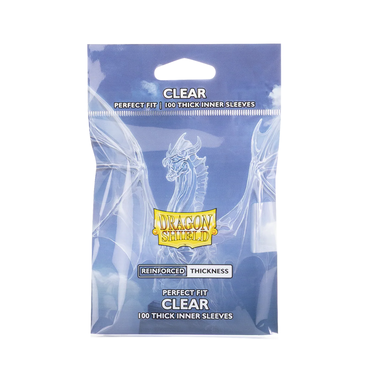 Dragon Shield Sleeves: Perfect Fit Standard Thick Inner - Clear 100CT