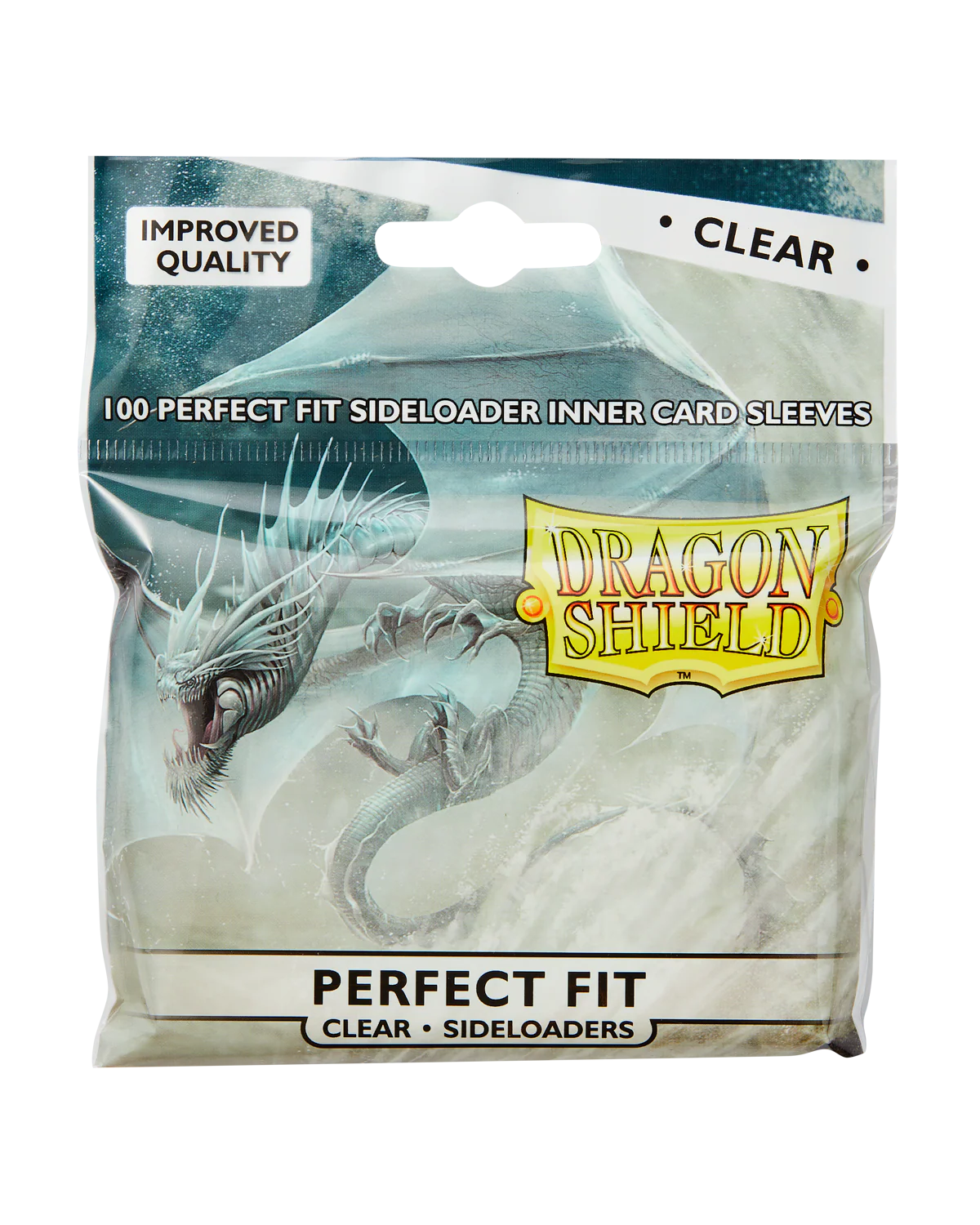 Dragon Shield Sleeves: Perfect Fit Standard Sideload - Clear 100CT