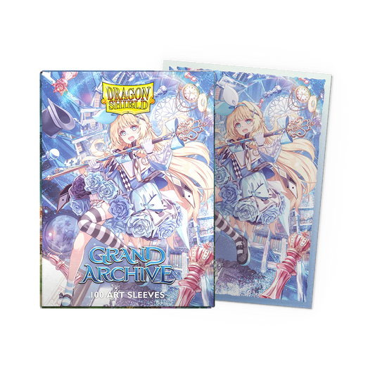 Dragon Shield Sleeves: Standard Matte Dual Art Grand Archives - Alice, Golden Queen 100CT
