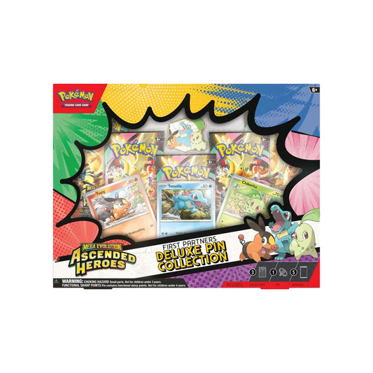 Pokemon Mega Evolutions 2.5 Ascended Heroes First Partners Deluxe Pin Collection