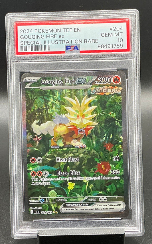 Gouging Fire ex - 204/162 - SV05: Temporal Forces (TEF)   PSA 10