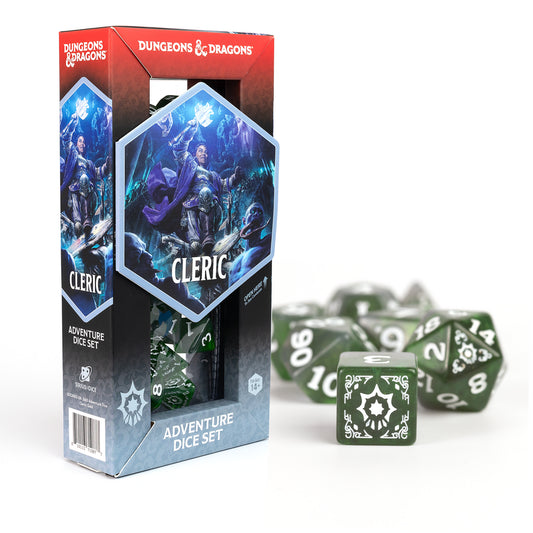 D&D Adventure Dice - Cleric: Green