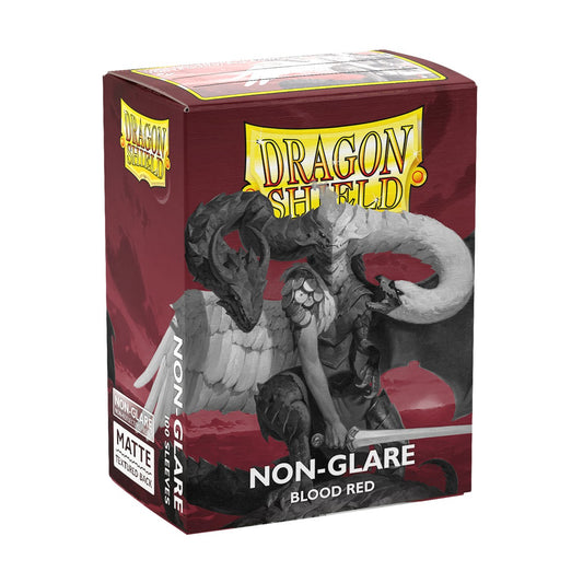 Dragon Shield Sleeves: Standard Matte Non-Glare - Blood Red 100CT