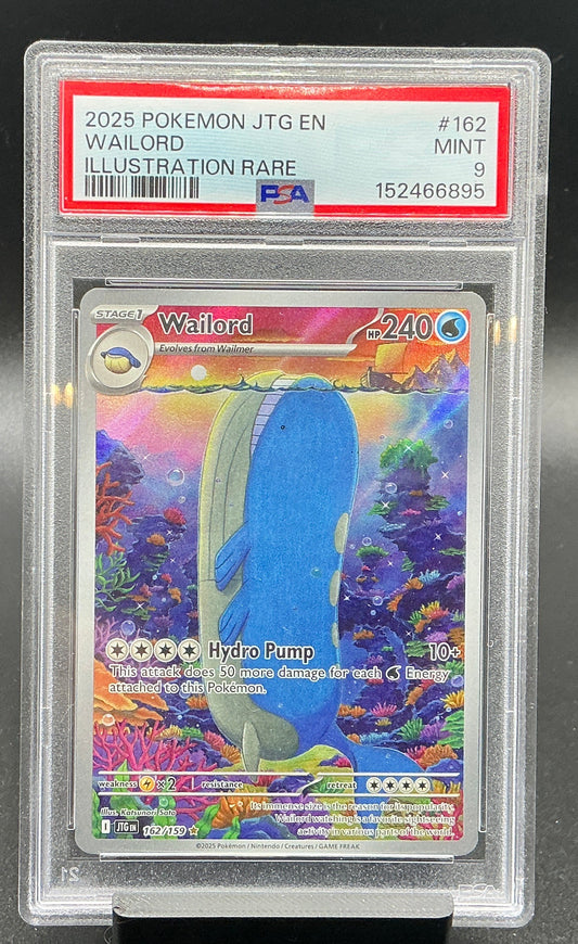 Wailord - 162/159 - SV09: Journey Together (JTG)   PSA 9