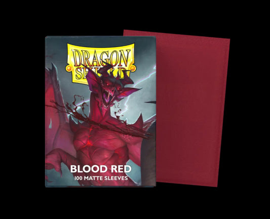 Dragon Shield Blood Red 100 Matte Sleeves