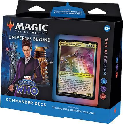 Magic The Gathering Doctor Who Masters Of Evil Commander Deck