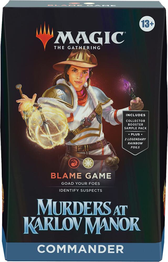 Magic The Gathering Murders At Karlov Manor Blame Game Commander Deck