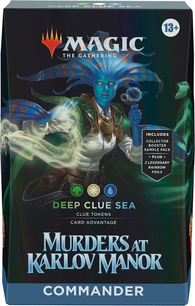 Magic The Gathering Murders at Karlov Manor Deep Clue Sea Commander Deck