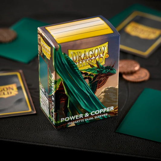 Dragon Shield Sleeves: Standard Matte Dual - Power & Copper 100CT