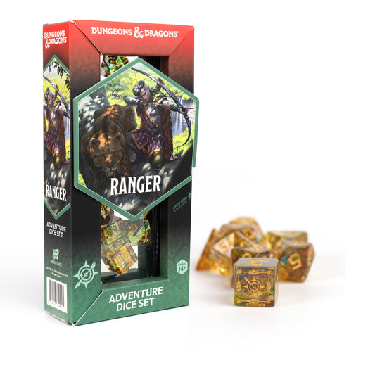 D&D Adventure Dice - Ranger: Green / Multi
