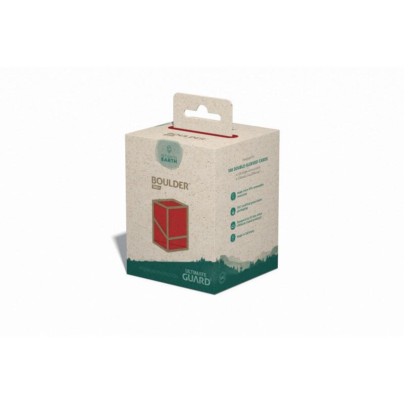 Return to Earth Boulder Deck Case Red - Ultimate Guard Deck Boxes