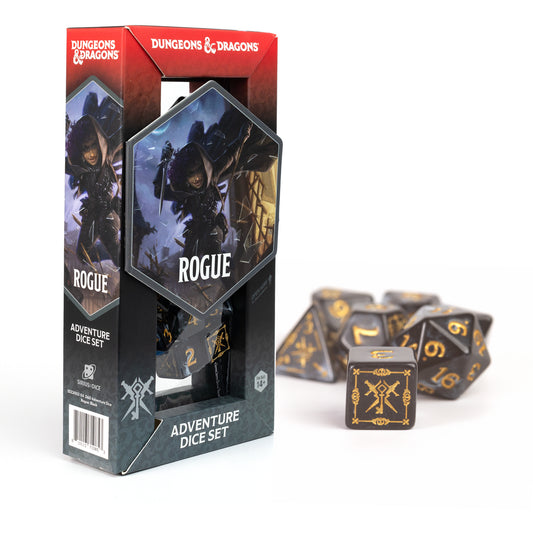 D&D Adventure Dice - Rogue: Black