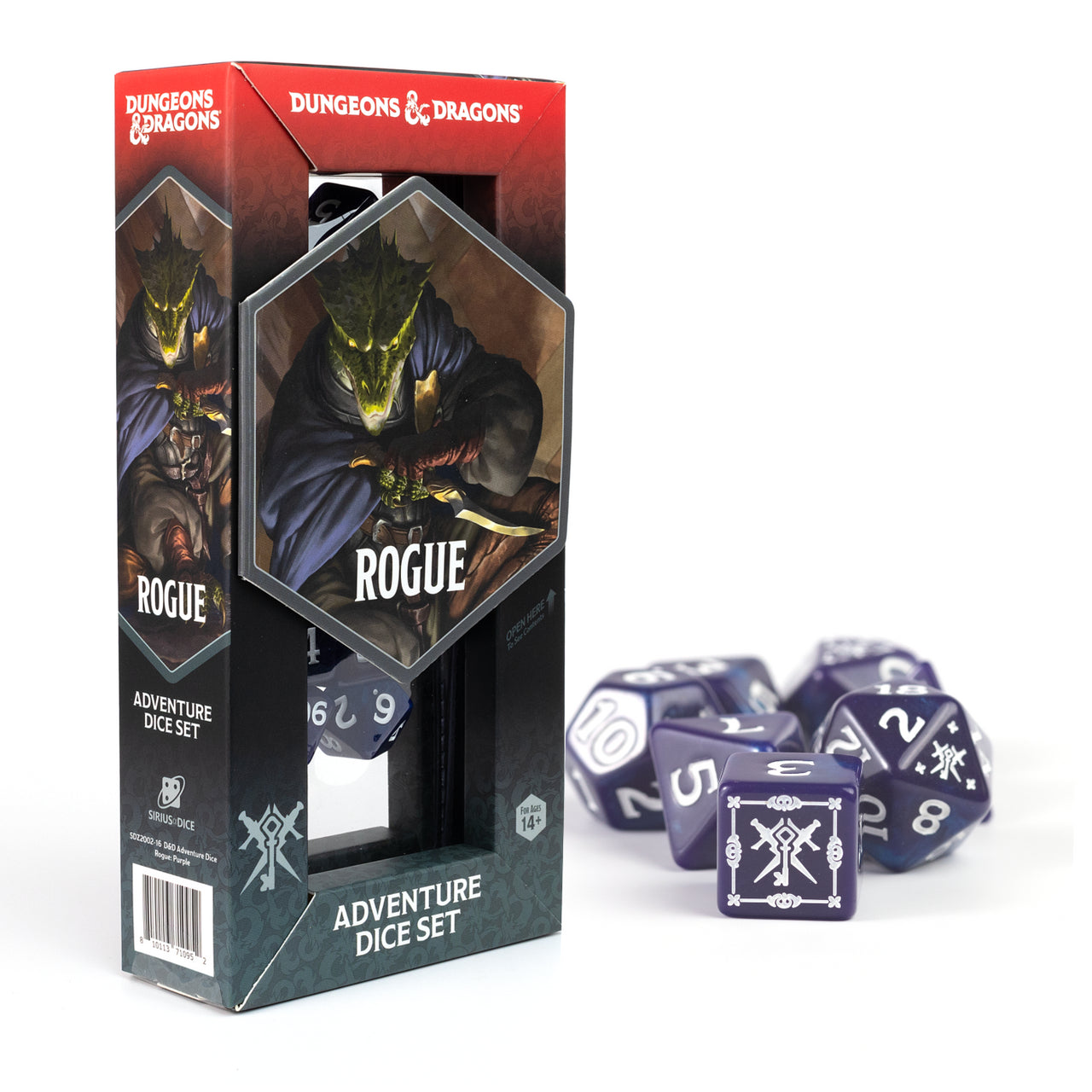 D&D Adventure Dice - Rogue: Purple