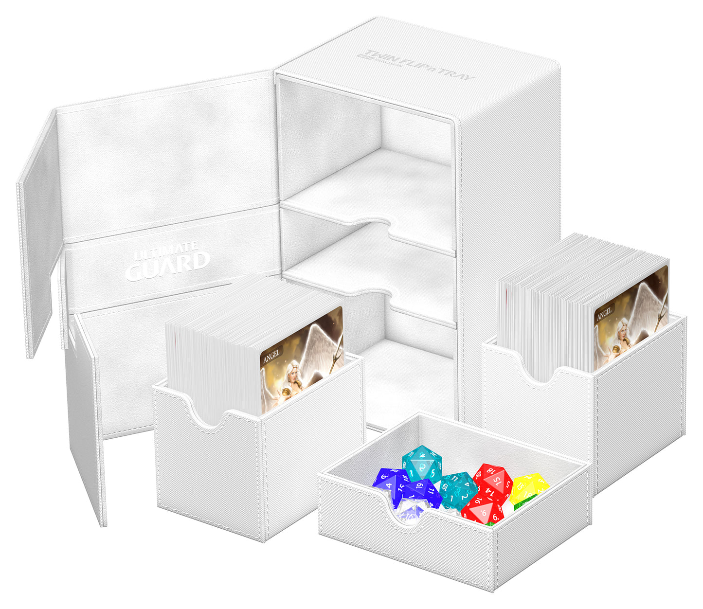 Ultimate Guard Twin Flip 'n' Tray 160+ Monocolor White