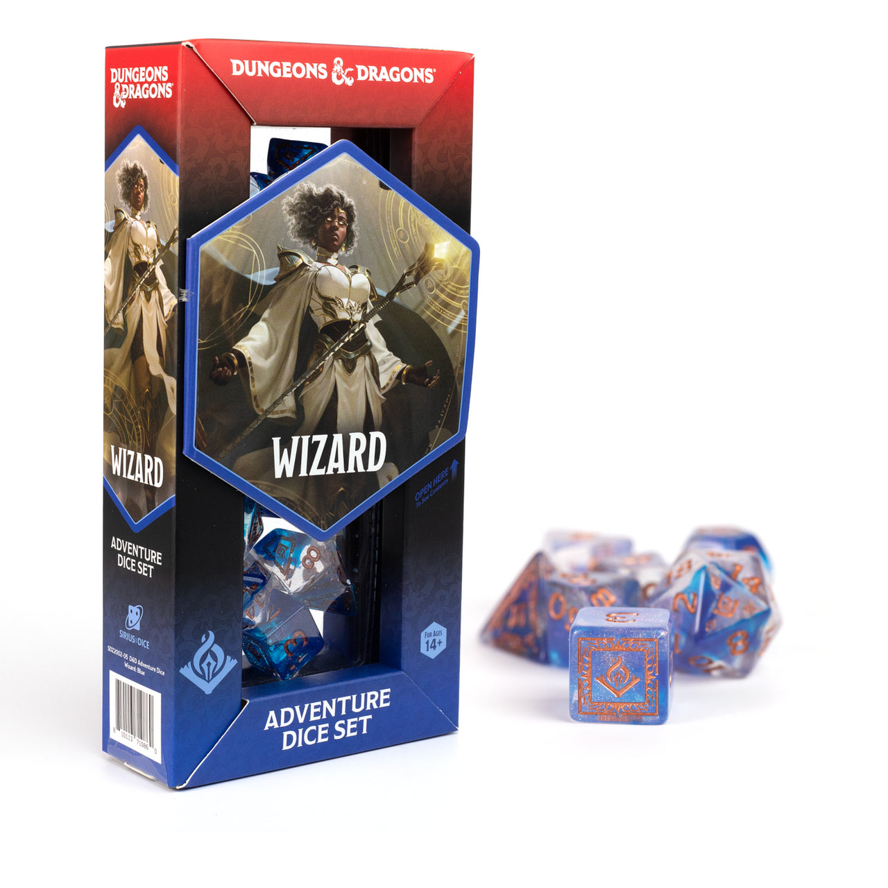 D&D Adventure Dice - Wizard: Blue