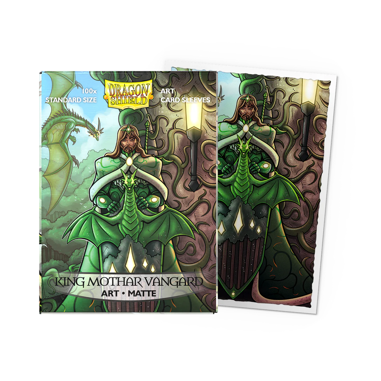Dragon Shield Sleeves: Standard Matte Art - King Mothar Vanguard, Portrait 100CT