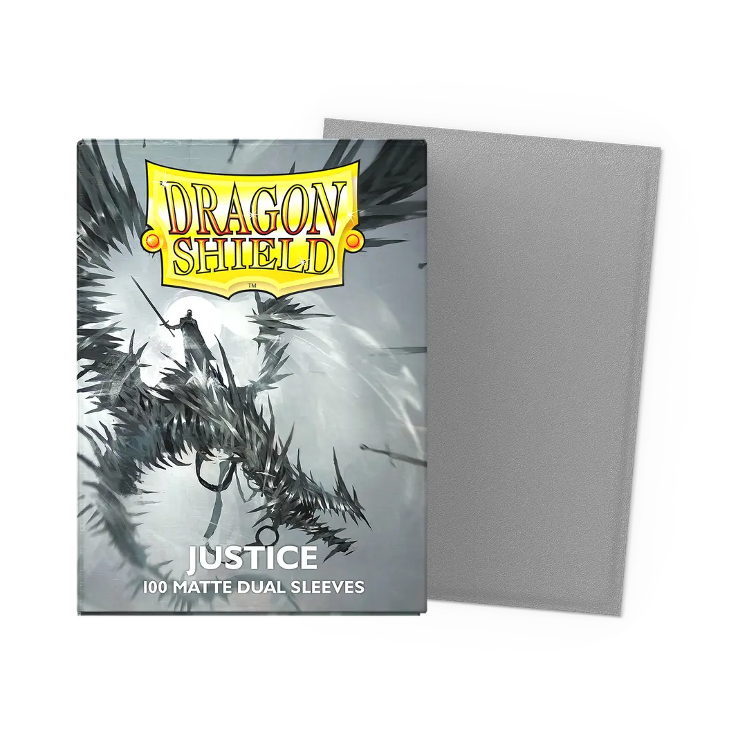 DRAGON SHIELD 100CT BOX DUAL MATTE JUSTICE