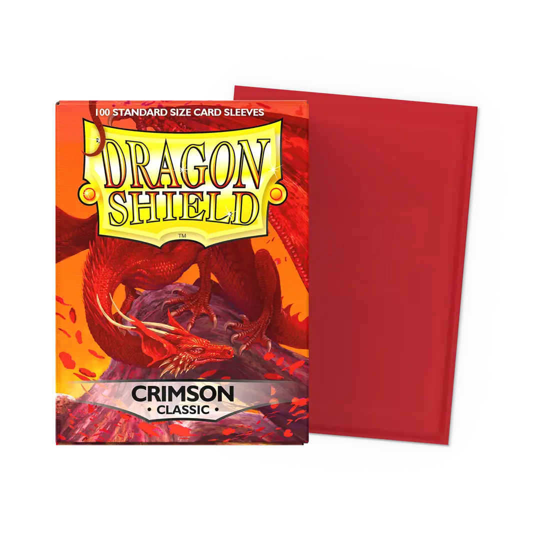 Dragon Shield Sleeves: Standard- Classic Crimson (100 ct.)