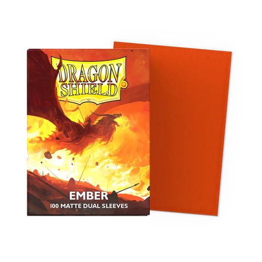 Dragon Shield Sleeves: Standard DUAL- Matte Ember 'Alaric, Revolution Kindler' (100 ct.)