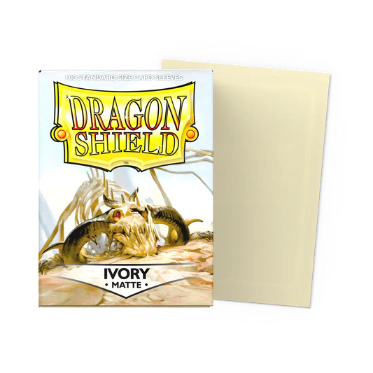 Dragon Shield Sleeves: Standard- Matte Ivory (100 ct.)