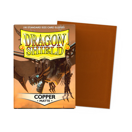 Dragon Shield Matte Sleeves - Copper (100-Pack) - Dragon Shield Card Sleeves