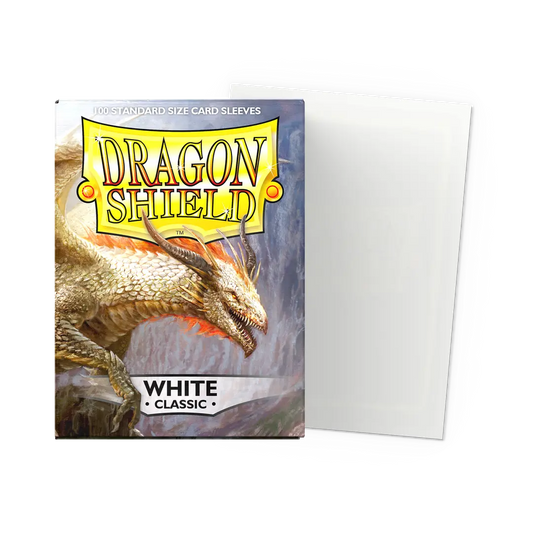 Dragon Shield Sleeves: Standard- Classic White (100 ct.)