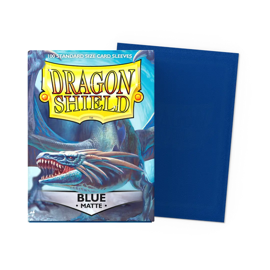 Dragon Shield Sleeves: Standard- Matte Blue (100 ct.)