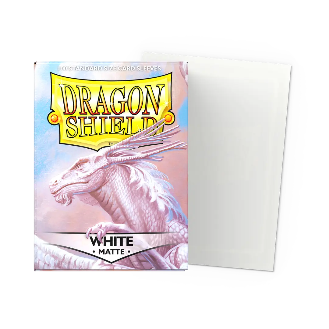 Dragon Shield Sleeves: Standard- Matte White (100 ct.)